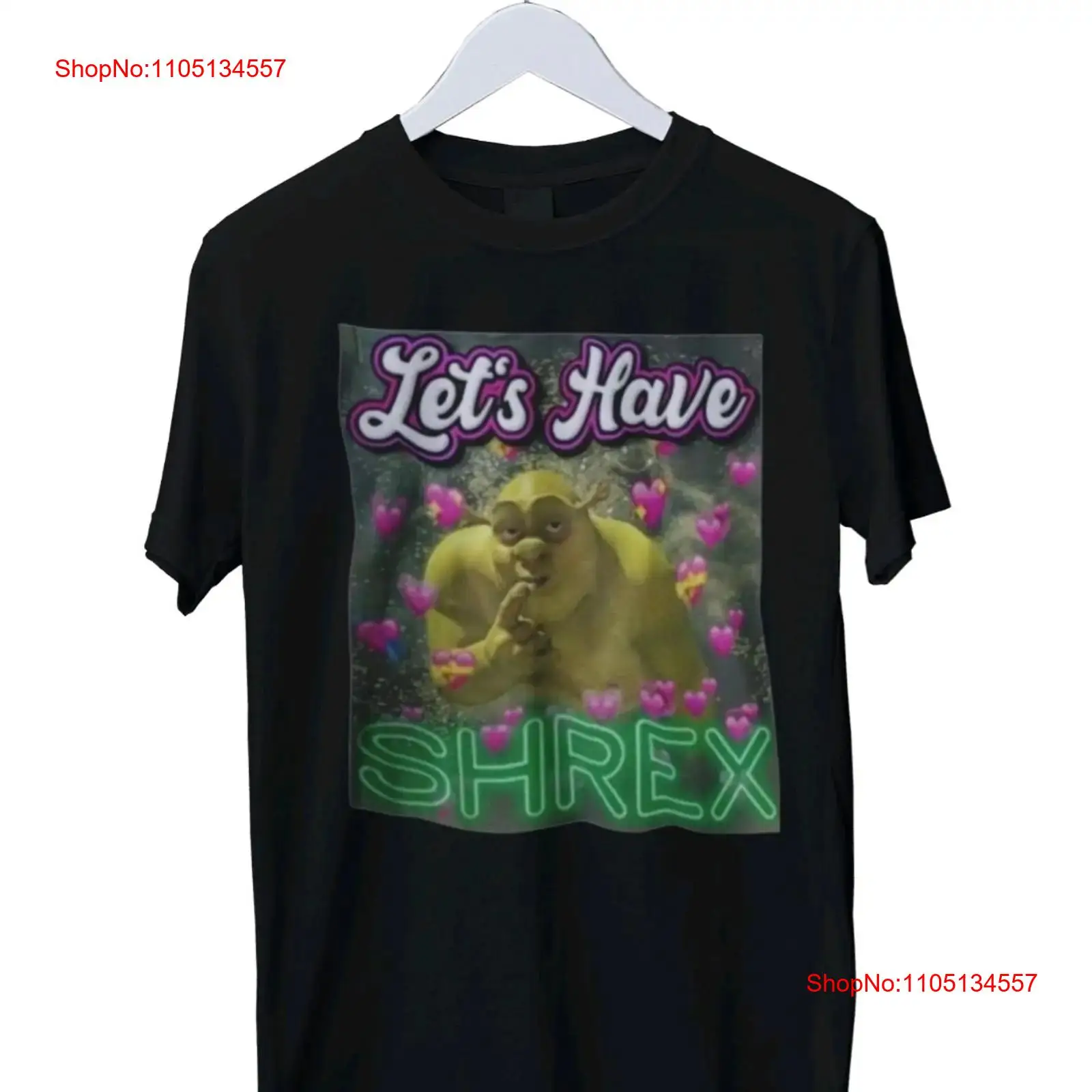 Xl Men'S Fashion - Lets Have Shrex Meme camiseta divertida
