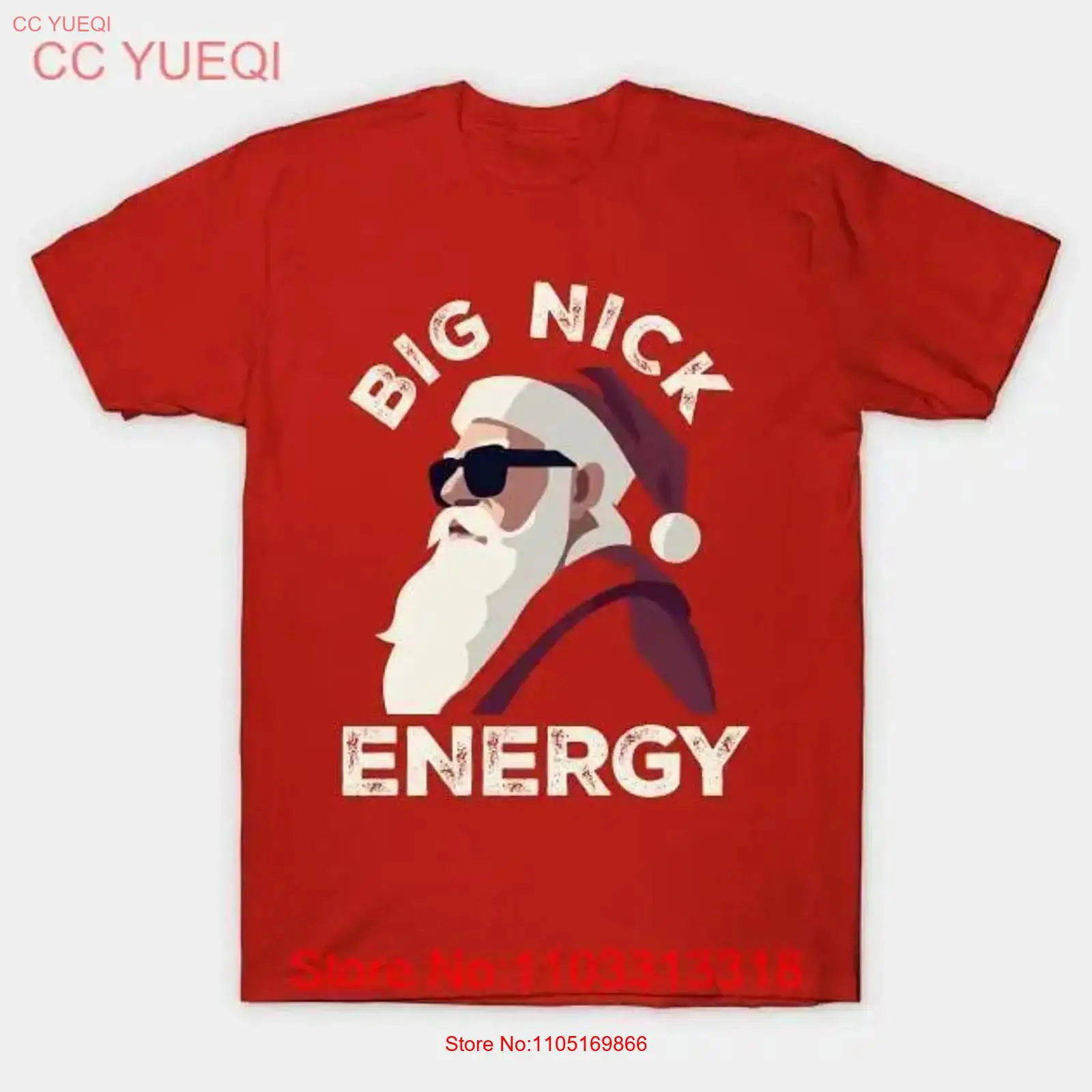 Mens Fashion Australia - Camiseta Santa Big Nick Energy hecha