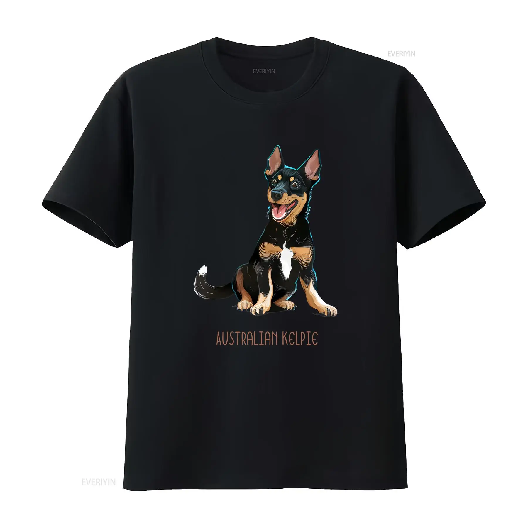 Mens Fashion Australia - Camiseta Australian Kelpie Hecha en Australia,