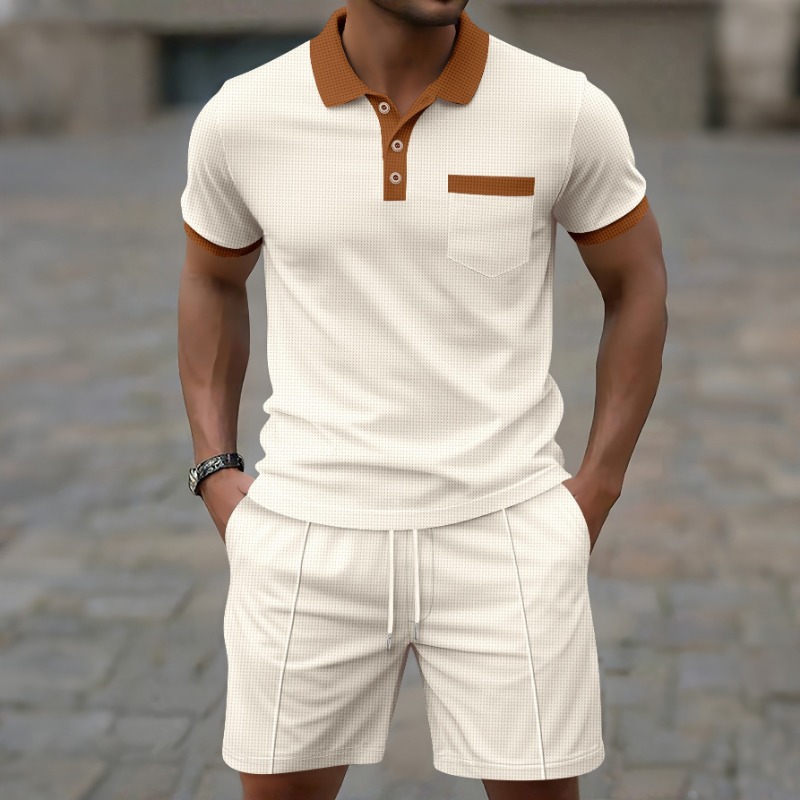 Men'S Fashion Essentials - Conjunto de Moda Casual de Verano