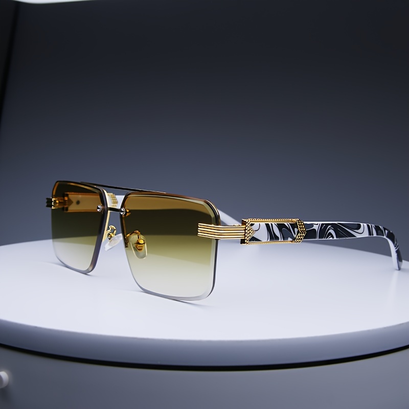 Men'S Fashion Rimless Glasses - Gafas de sol sin montura para