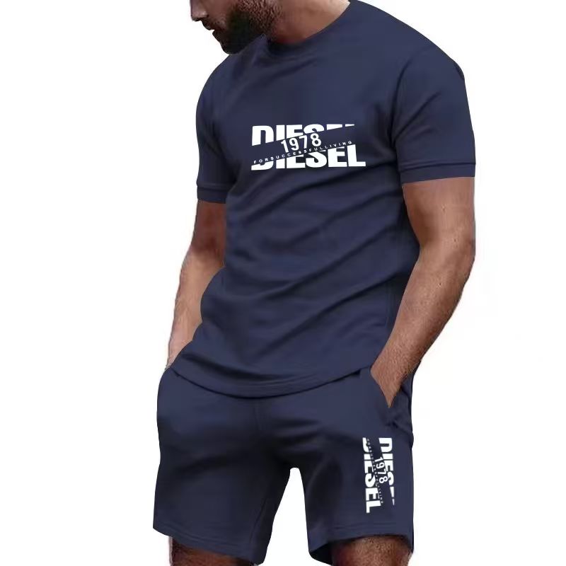 Men'S Fashion Essentials - Conjunto de camiseta y pantalones cortos