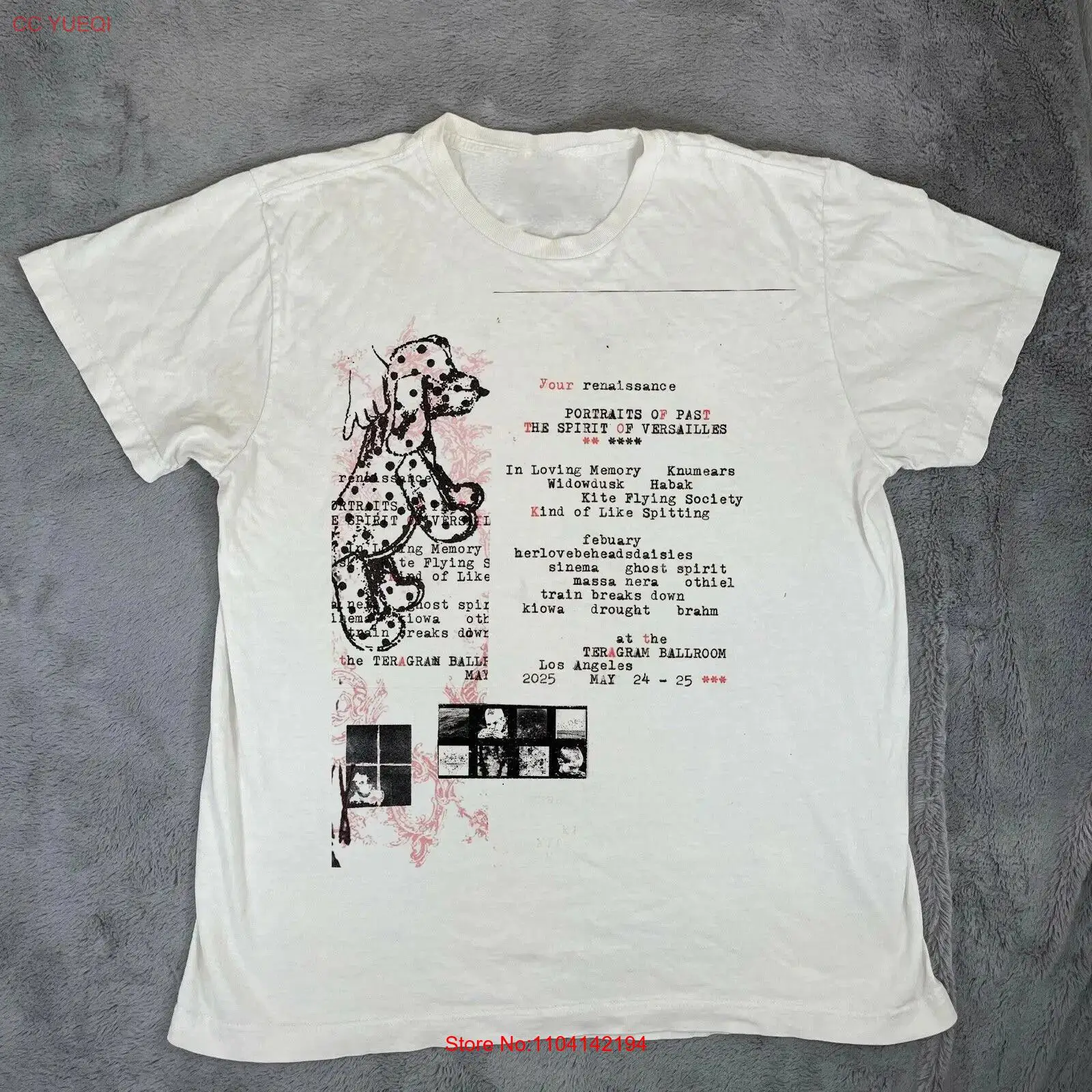 Men'S Fashion Today - Camiseta The Spirit of Versailles Band