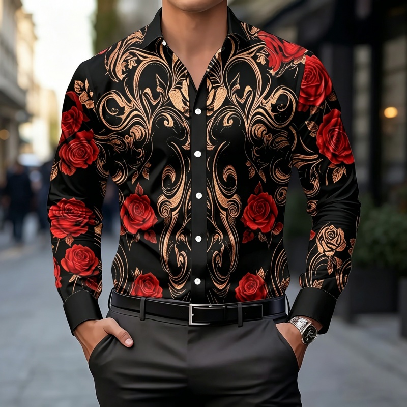Fashion Mens Shirt - Camisa de hombre 2026, nueva moda,