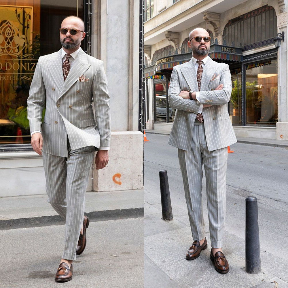 Mens Fashion Trajes - Traje de moda para hombre, chaqueta
