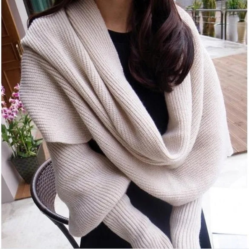 Men Scarf Wool - SupSindy Bufanda de lana de estilo