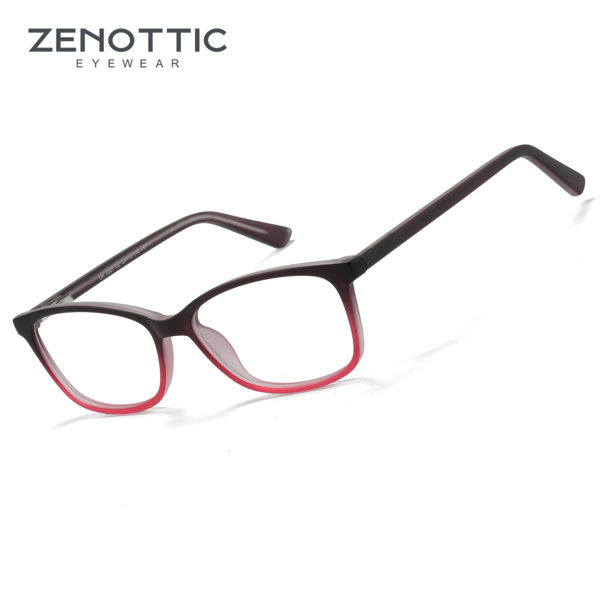 Men'S Fashion Non Prescription Glasses - ZENOTTIC, gafas ópticas cuadradas unisex, montura