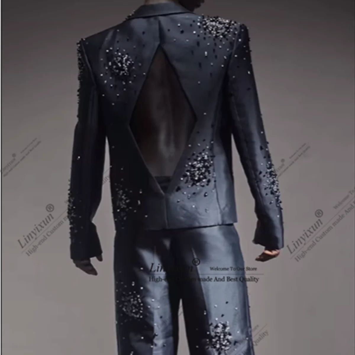 Mens Fashion Trajes - Versión de diseño brillante, esmoquin con