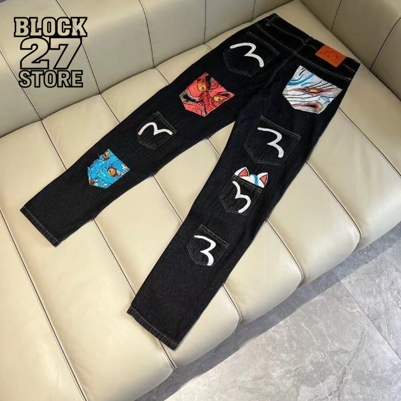 Men'S Fashion Nova Jeans - Pantalones vaqueros para hombre Harajuku con