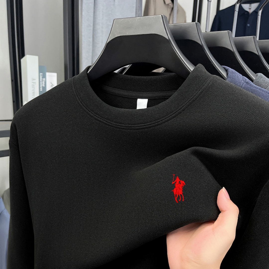 Fashion Mens Shirt - Camiseta de manga larga con cuello