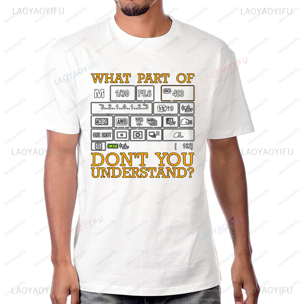 Men Fashion Photography - Camiseta de fotógrafo con diseño de