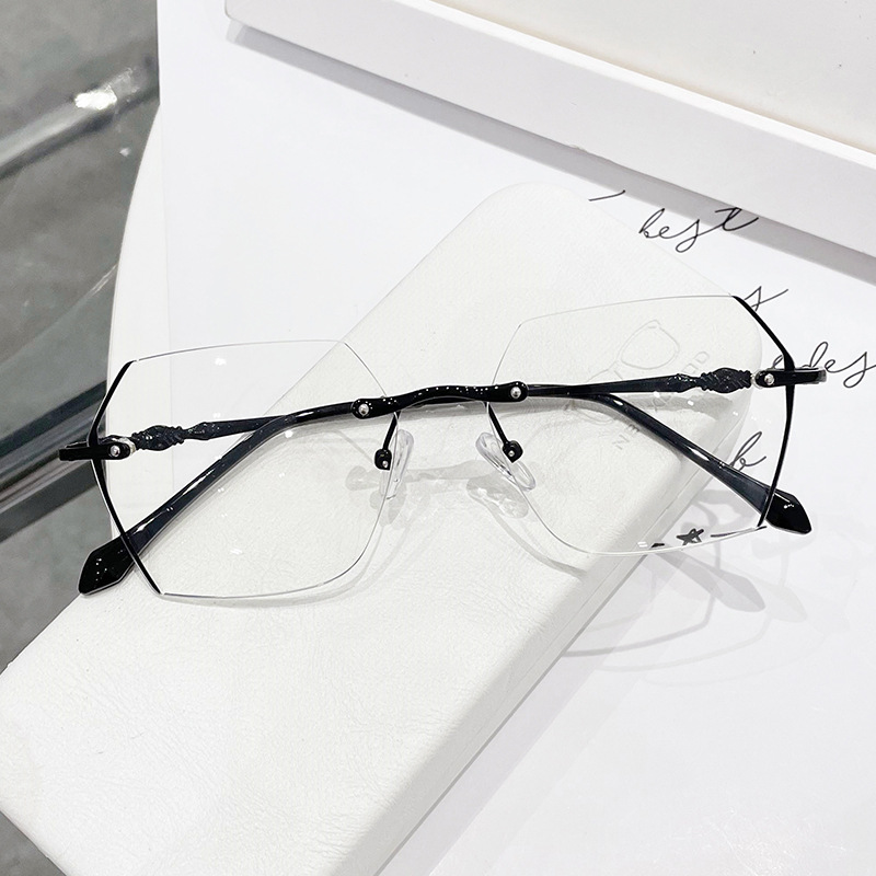 Gafas para miopía sin montura  - Men'S Fashion Rimless Glasses reseña y precio