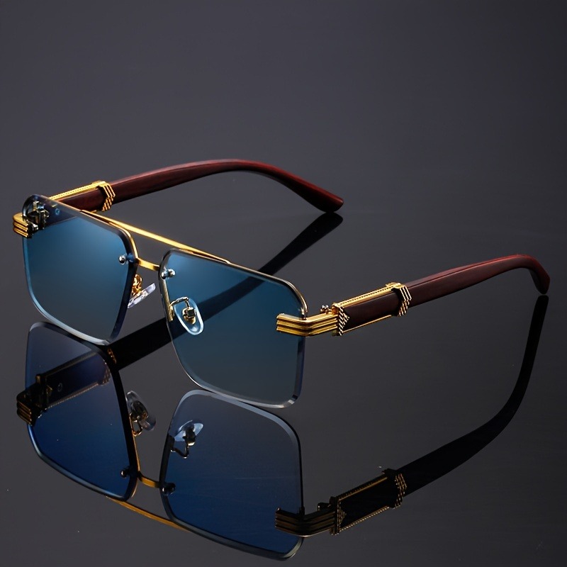 Gafas de Sol Rectangulares de  - Men'S Fashion Rimless Glasses reseña y precio