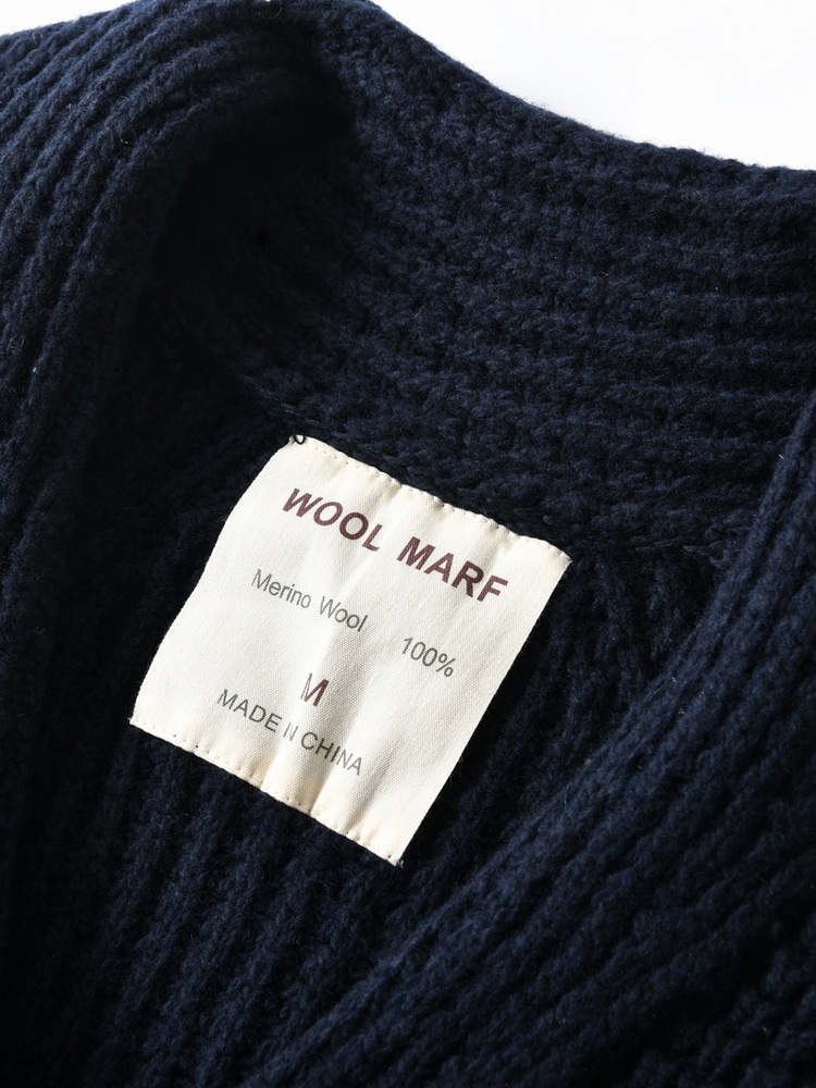 Suéter de punto grueso de lana - Men Scarf Wool reseña y precio