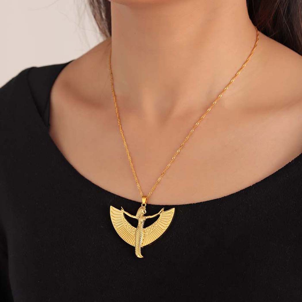 QIAMNI-Collar con colgante de  - Men Fashion Egypt reseña y precio