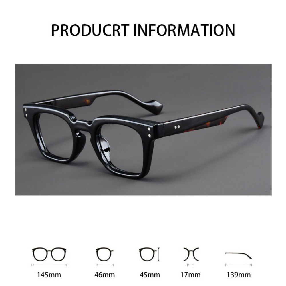 Gafas de Montura Grande Nuevas - Men'S Fashion Non Prescription Glasses reseña y precio
