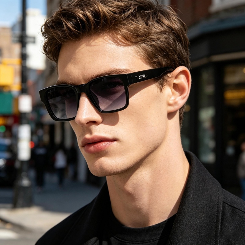 Gafas de Sol Retro Modernas y  - Men Fashion Photography reseña y precio
