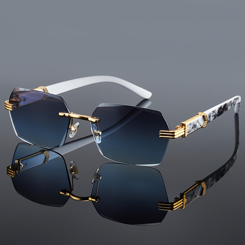 Gafas de sol sin montura para  - Men'S Fashion Rimless Glasses reseña y precio