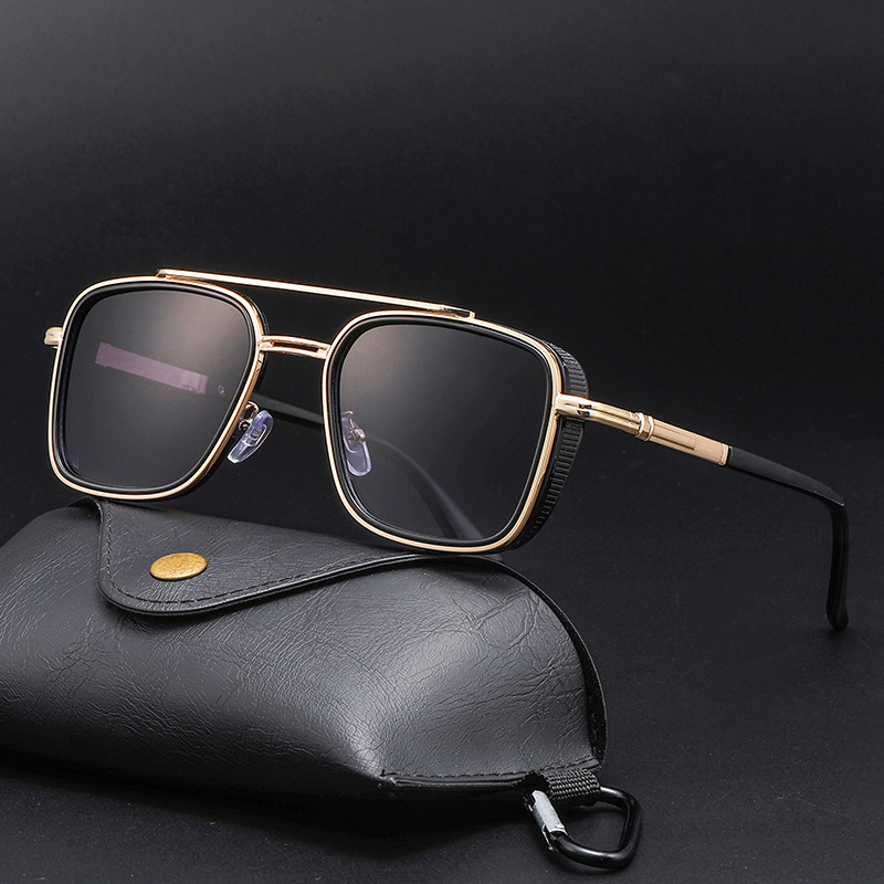 Gafas de Sol Retro con Marco O - Men Fashion Photography reseña y precio
