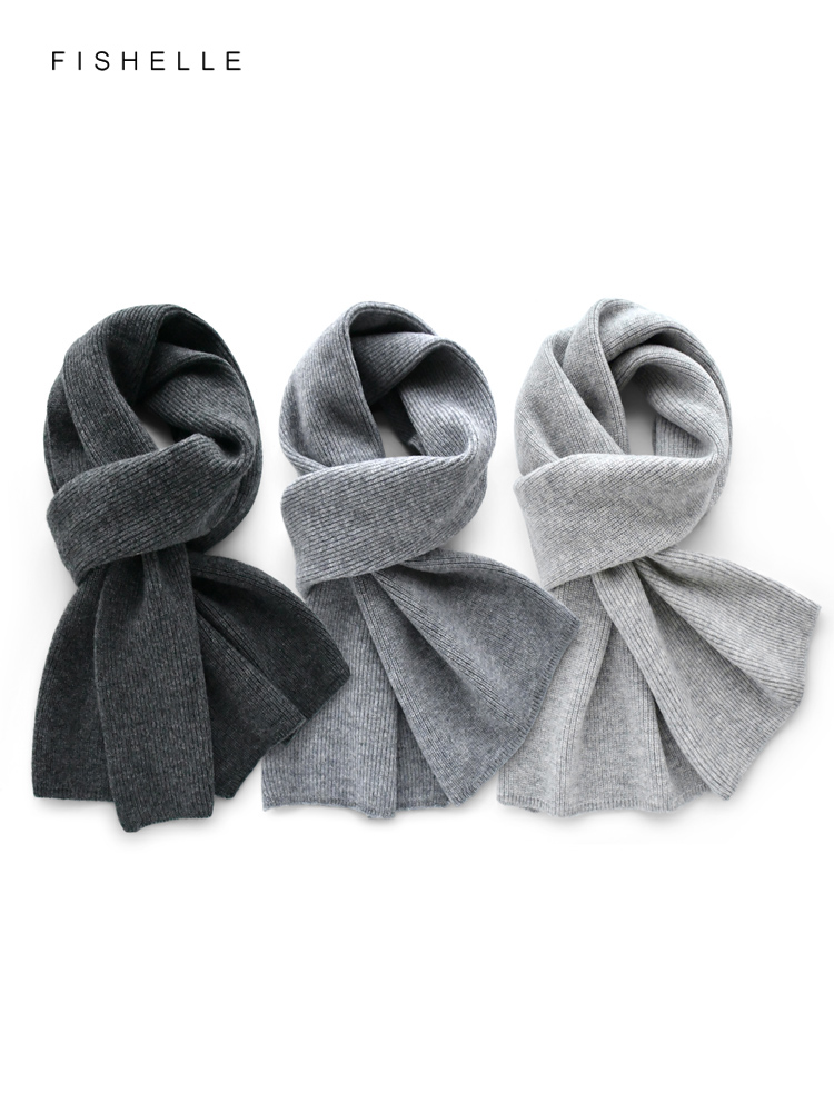 Bufanda de Cachemira de color  - Men Scarf Wool reseña y precio