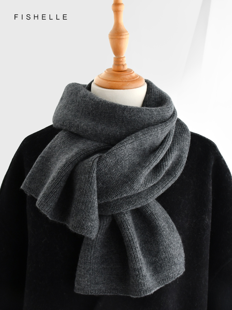 Bufanda de Cachemira de color  - Men Scarf Wool reseña y precio