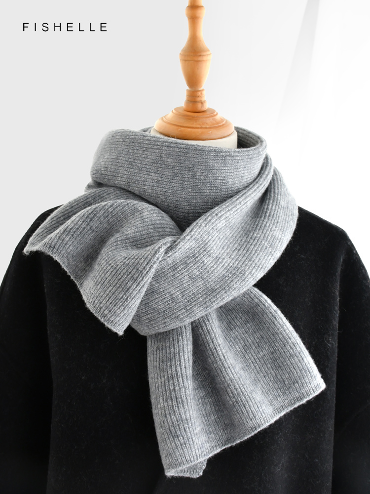Bufanda de Cachemira de color  - Men Scarf Wool reseña y precio