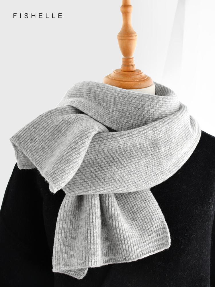 Bufanda de Cachemira de color  - Men Scarf Wool reseña y precio