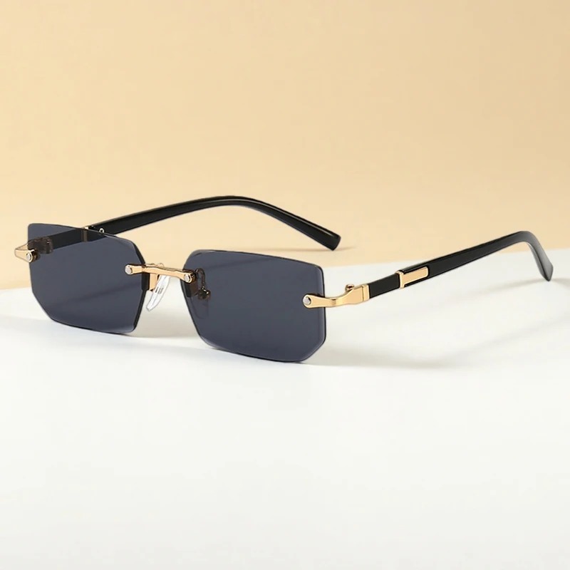 Gafas de sol sin montura a la  - Men'S Fashion Rimless Glasses reseña y precio