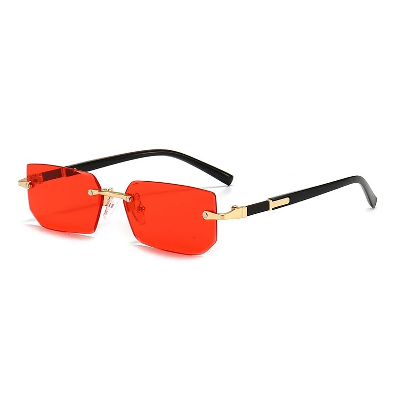 Gafas de sol sin montura a la  - Men'S Fashion Rimless Glasses reseña y precio
