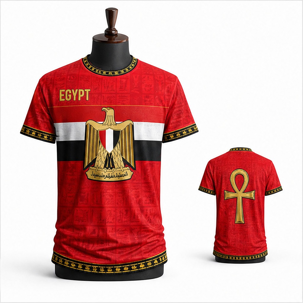 Camiseta con cuello redondo pa - Men Fashion Egypt reseña y precio