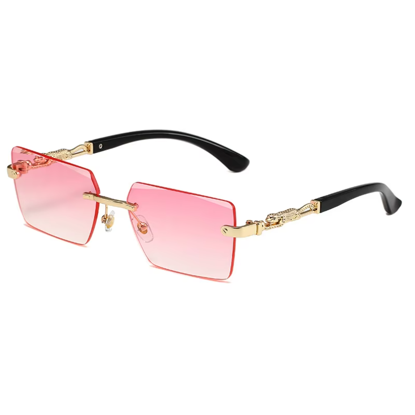 Gafas de sol sin montura a la  - Men'S Fashion Rimless Glasses reseña y precio