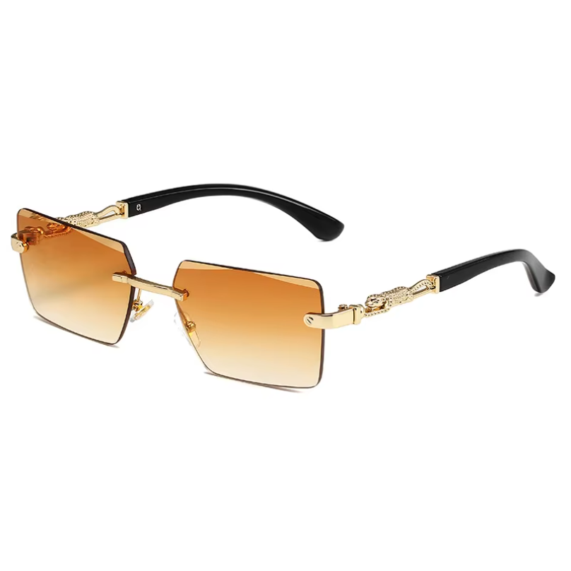 Gafas de sol sin montura a la  - Men'S Fashion Rimless Glasses reseña y precio
