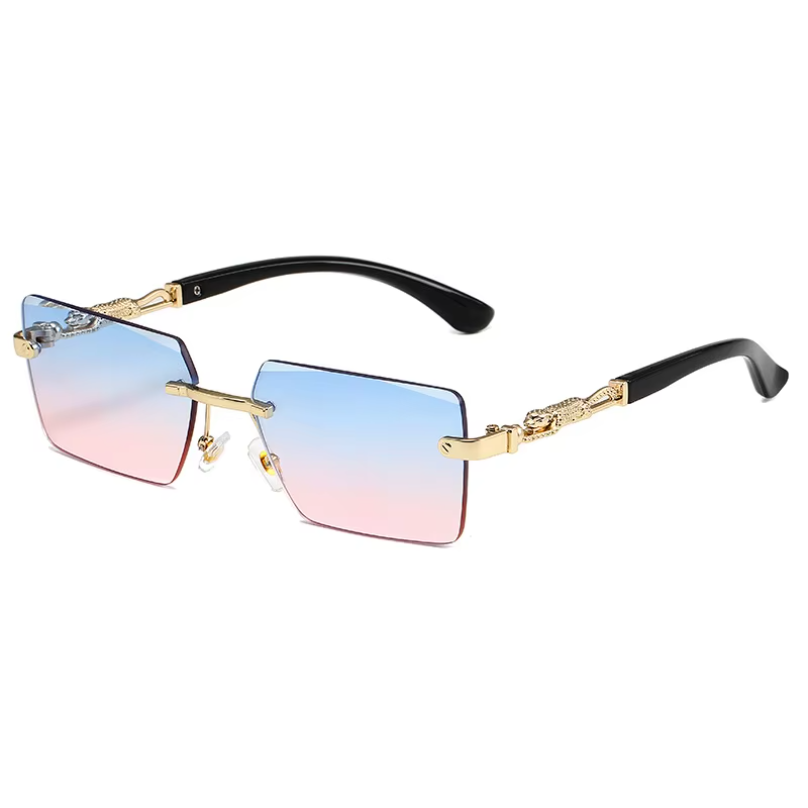 Gafas de sol sin montura a la  - Men'S Fashion Rimless Glasses reseña y precio