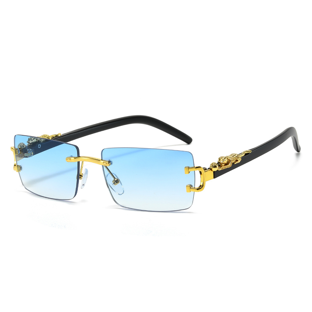 1 Par de Gafas de Sol Vintage  - Men'S Fashion Rimless Glasses reseña y precio