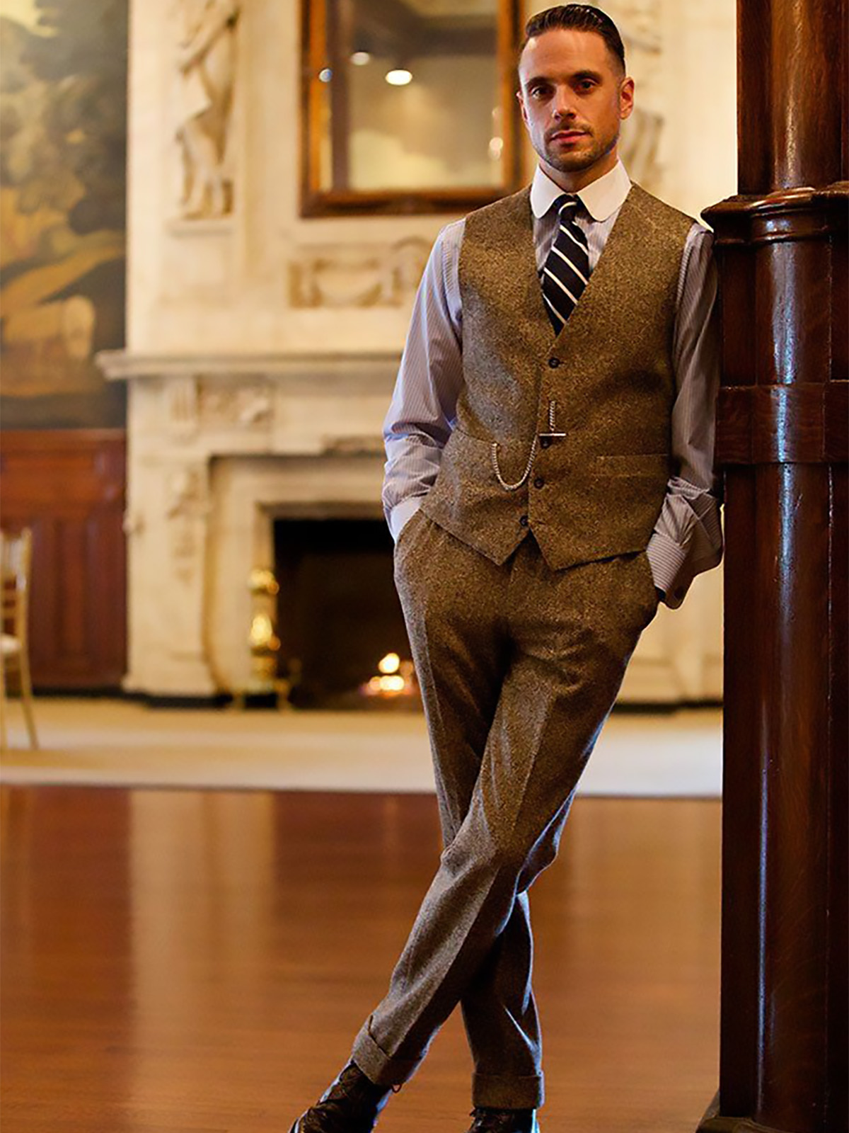 Trajes de Tweed ANNIEBRITNEY P - Mens Fashion Trajes reseña y precio