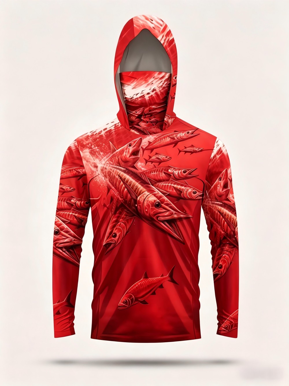 Camiseta de Pesca con Capucha  - Fashion Mens Shirt reseña y precio