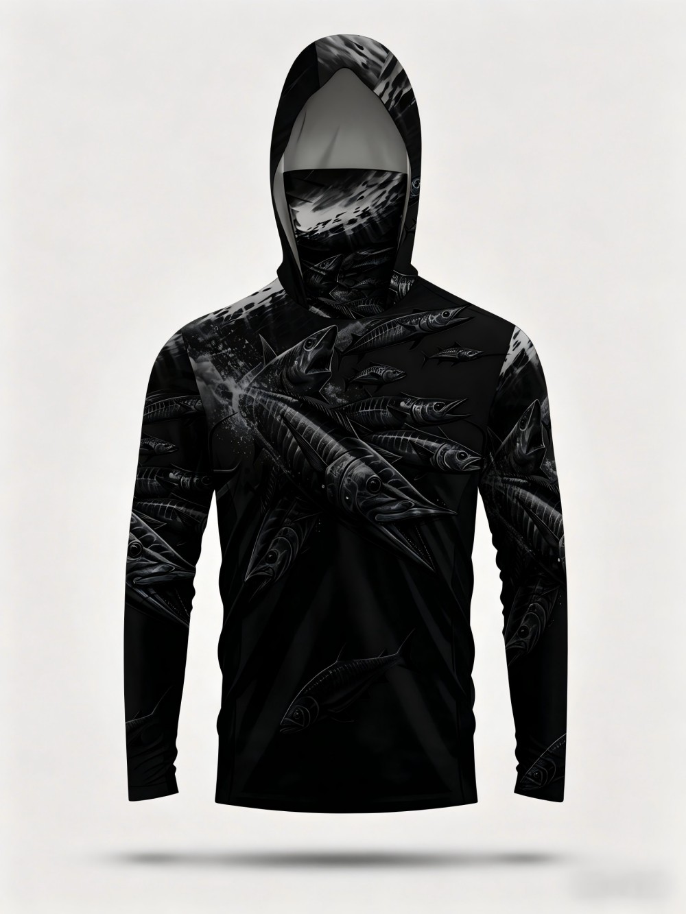 Camiseta de Pesca con Capucha  - Fashion Mens Shirt reseña y precio