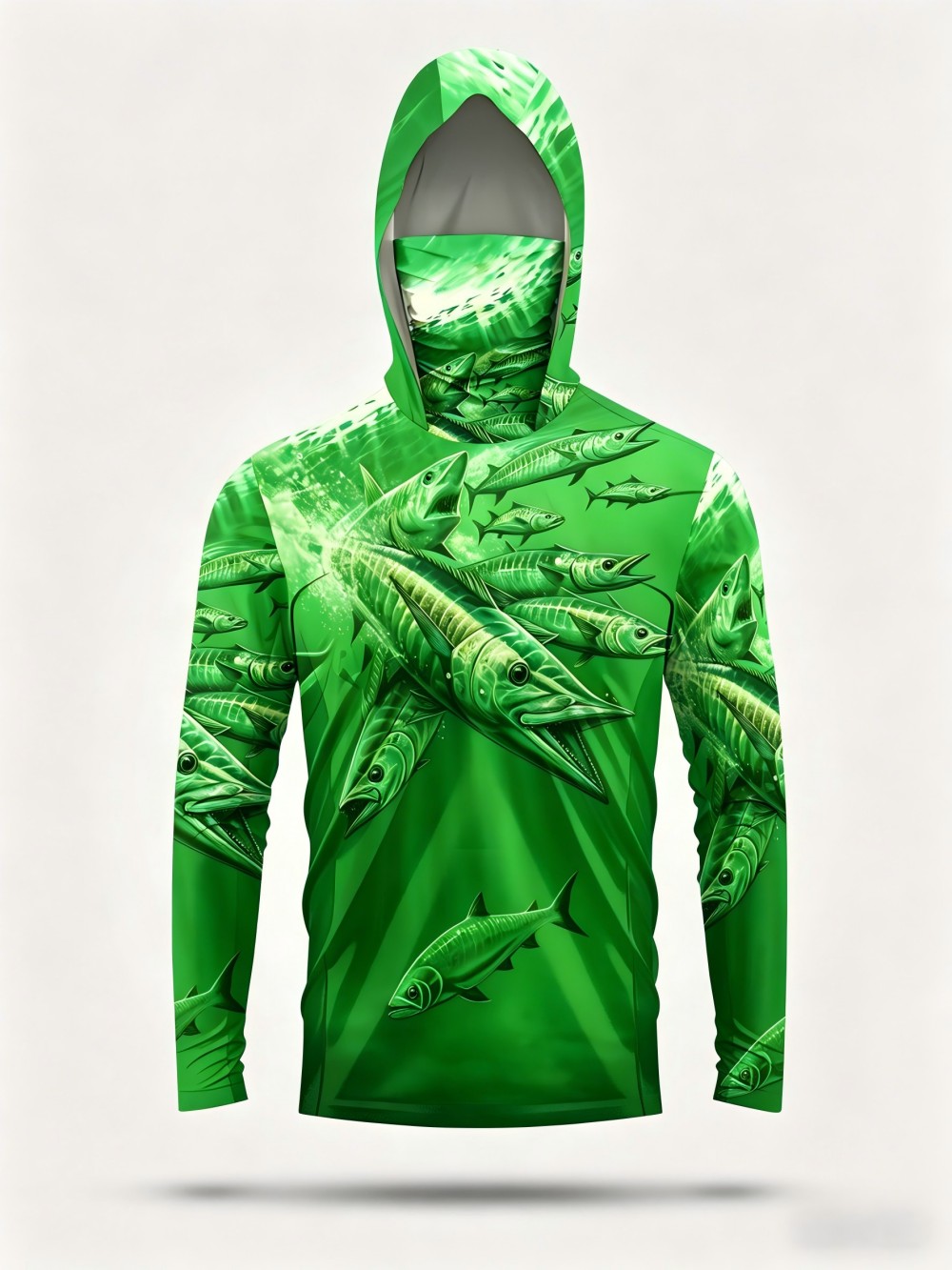 Camiseta de Pesca con Capucha  - Fashion Mens Shirt reseña y precio