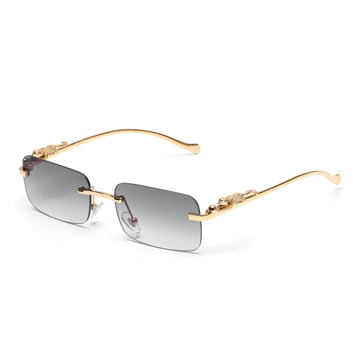 Gafas de sol sin montura UV400 - Men'S Fashion Rimless Glasses reseña y precio