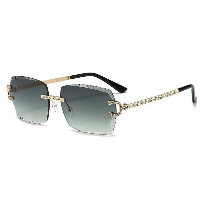 Gafas de Sol Cuadradas Sin Mon - Men'S Fashion Rimless Glasses reseña y precio
