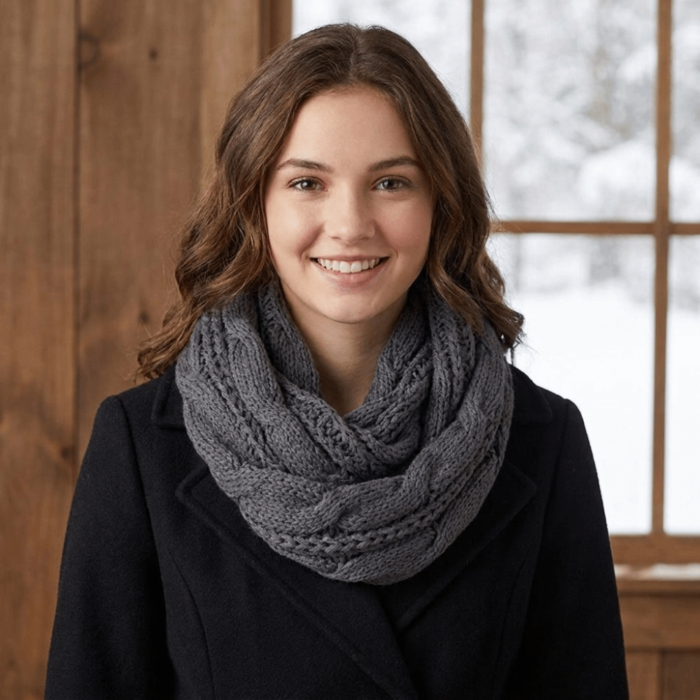 Bufanda de punto elegante de c - Men Scarf Wool reseña y precio