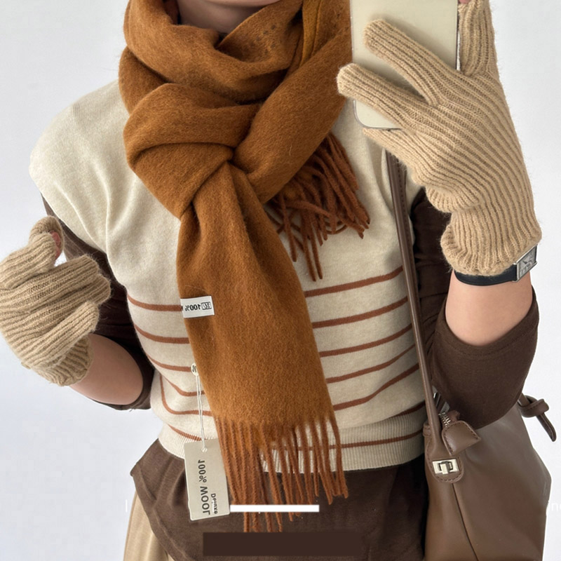 Bufanda elegante de lana 100%  - Men Scarf Wool reseña y precio