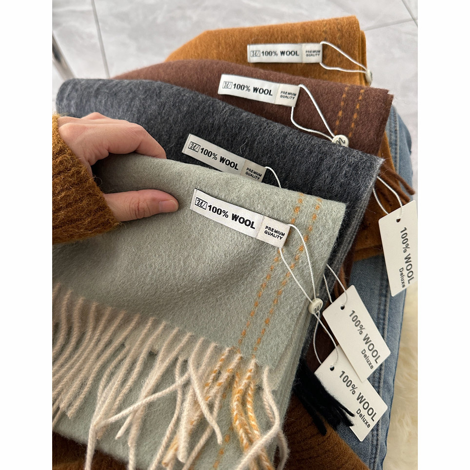 Bufanda elegante de lana 100%  - Men Scarf Wool reseña y precio