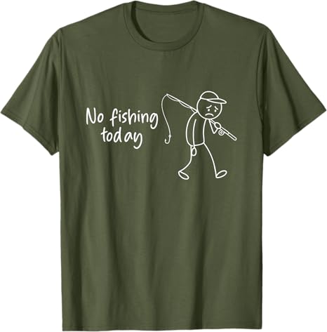 No Fishing Today-Camiseta dive - Men'S Fashion Today reseña y precio