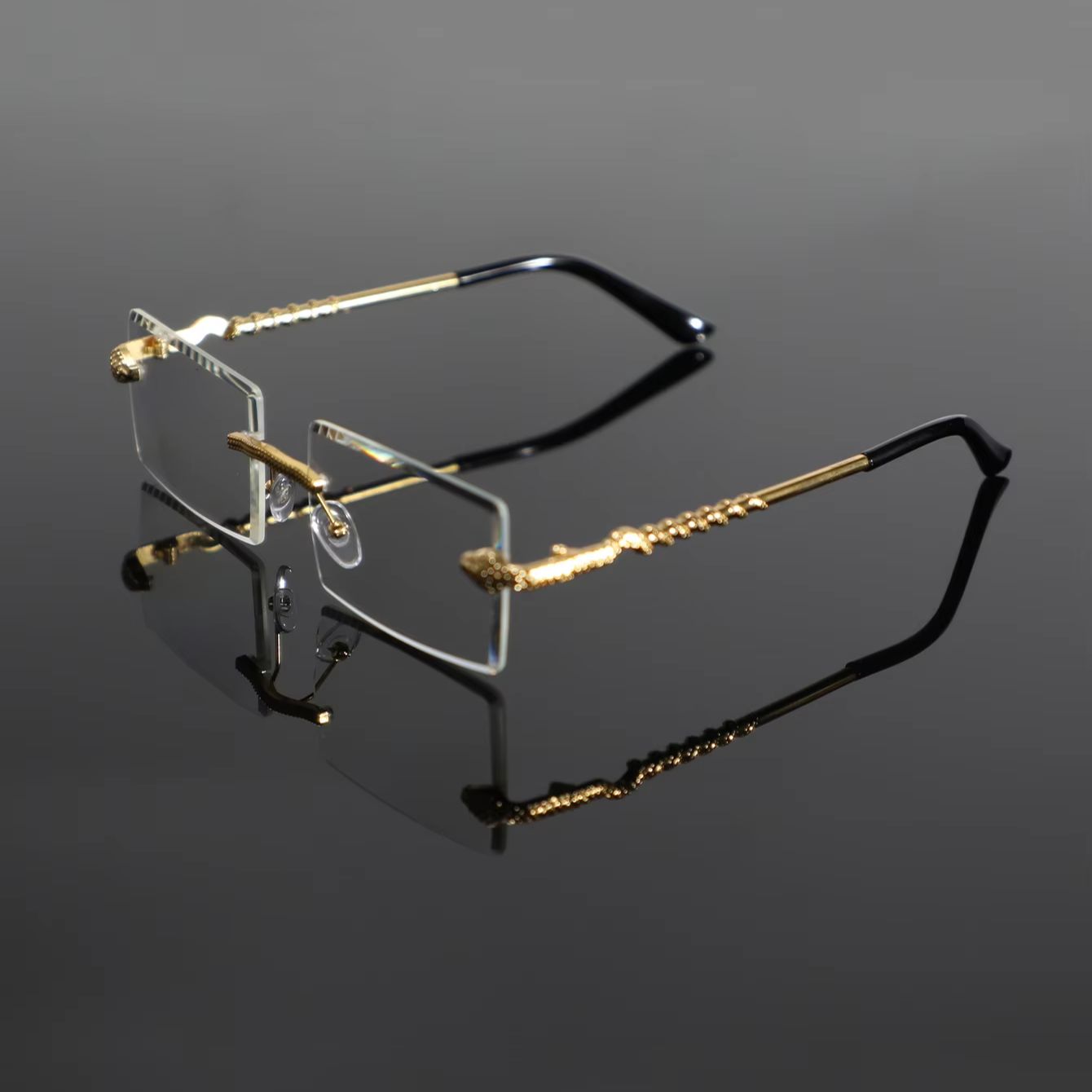 1 par de gafas rectangulares s - Men'S Fashion Non Prescription Glasses reseña y precio