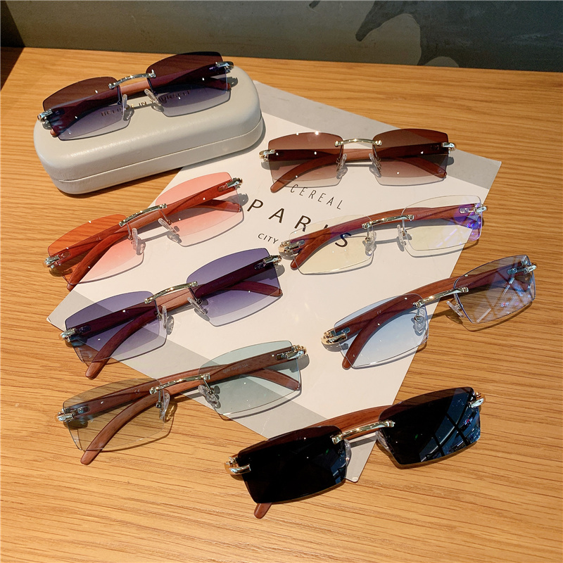 Gafas de sol sin montura para  - Men'S Fashion Rimless Glasses reseña y precio