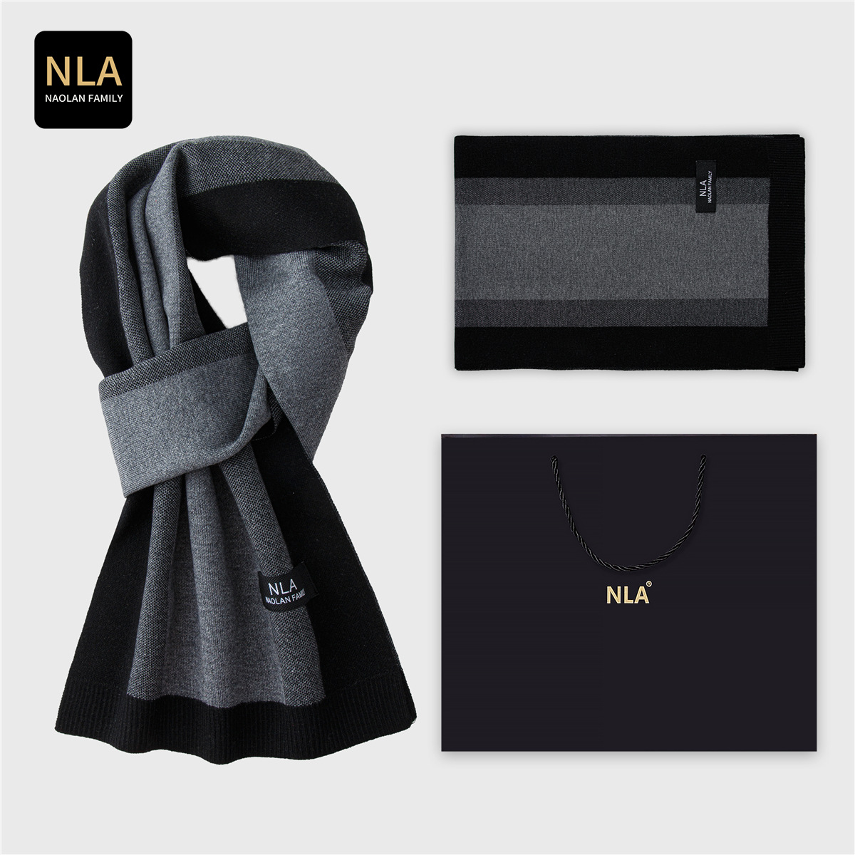 Caja de regalo bufanda de lana - Men Scarf Wool reseña y precio