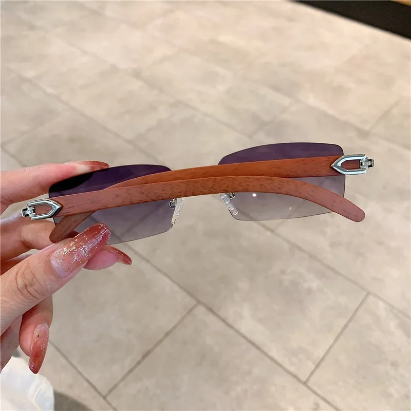 Gafas de Sol Pequeñas sin Mont - Men'S Fashion Rimless Glasses reseña y precio