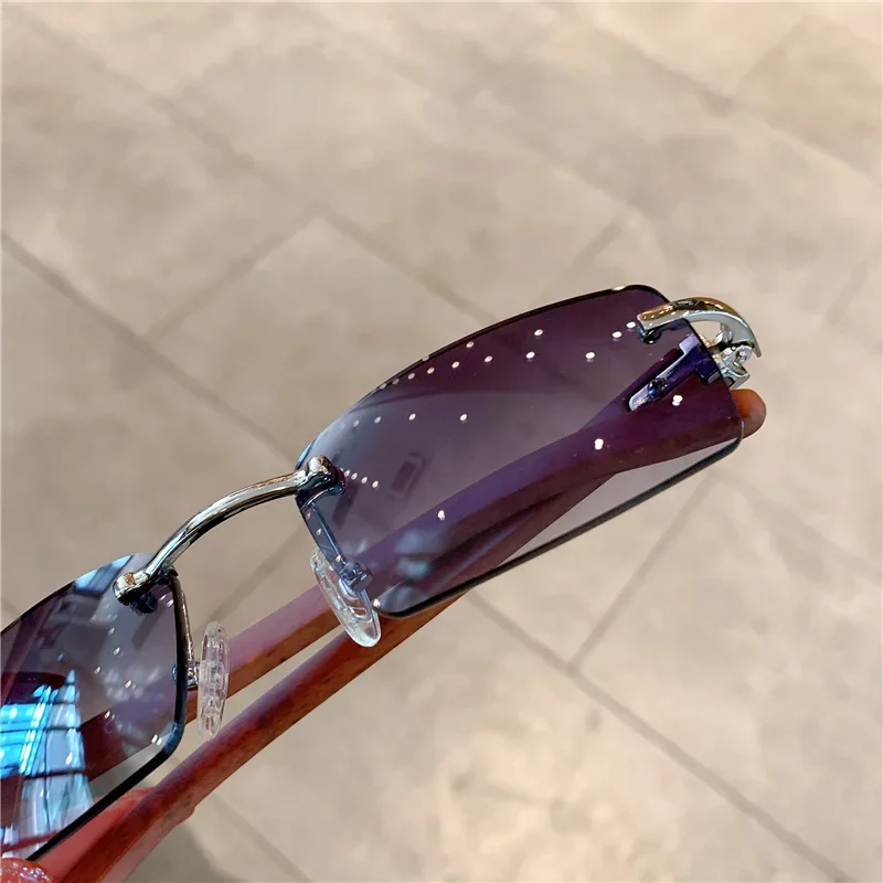 Gafas de Sol Pequeñas sin Mont - Men'S Fashion Rimless Glasses reseña y precio