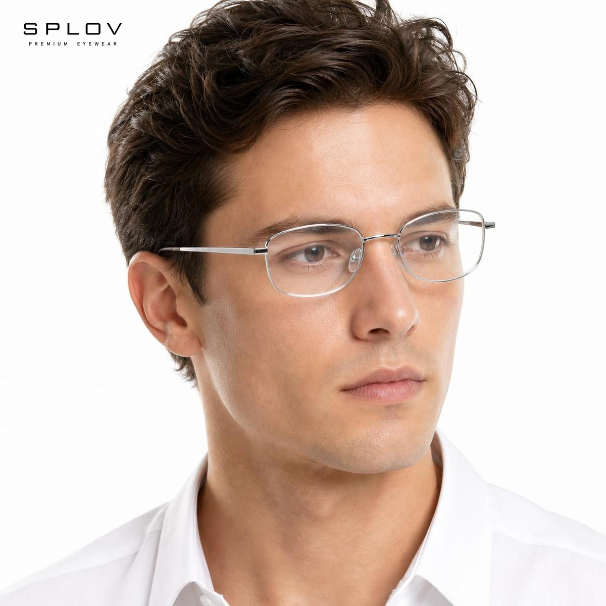 Gafas Metálicas Cuadradas Pequ - Men'S Fashion Non Prescription Glasses reseña y precio